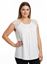 Picture of LINEN AND COTTON TOP WITH LACE